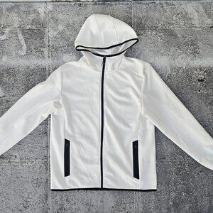 Athletic Works Men Hood Jacket Light Weight Long Sleeve Zip Up Size L 42-44 NWT